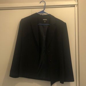 A black blazer size 10P.